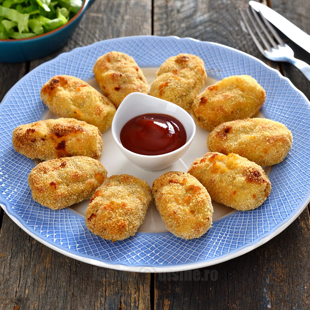 Nuggets de pui la-cuptor