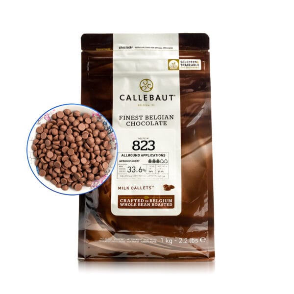 Ciocolata cu lapte Callebaut 832 cu 32,6% Cacao (1kg)